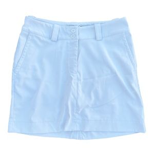 Nike Womens White 2 Button Dri Fit Tour Performance Golf Skirt size 4